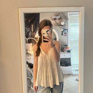 American eagle flowy tank